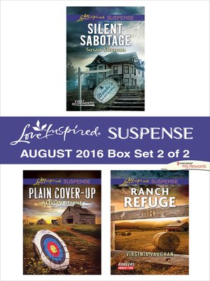 cover image of Harlequin Love Inspired Suspense August 2016, Box Set 2 of 2